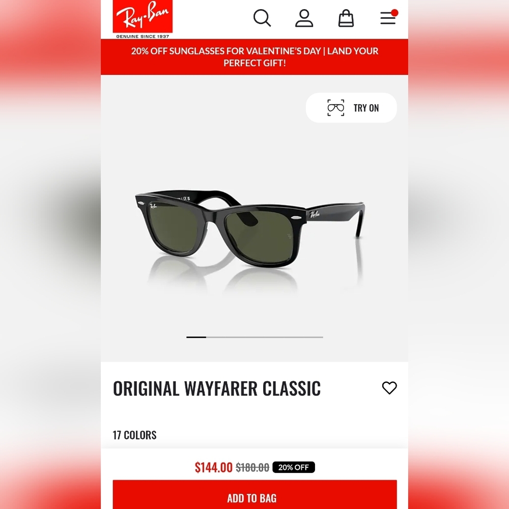 Ray Ban Original Wayfarer Classic